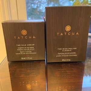 Tatcha The Silk Cream and The Rice Polish Classic